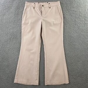 Gucci Pants Womens 40 (30x27) Bootcut Twill Cotton Light‎ Pink Made in Italy